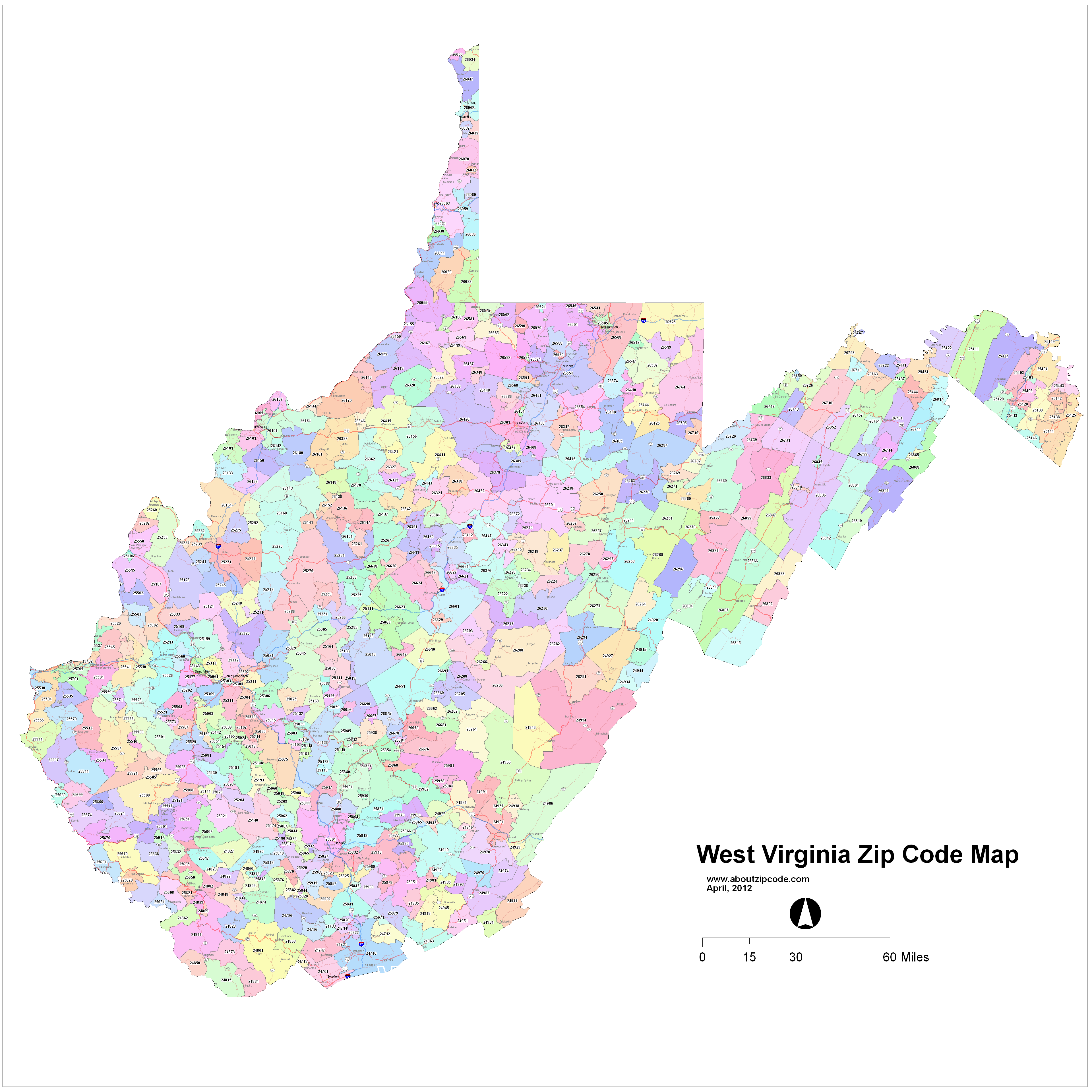 Virginia Zip Code Map | My Blog